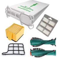 Staubsaugerbeutel + Filter + BüRsten Geeignet FüR Vorwerk Kobold Vk 135