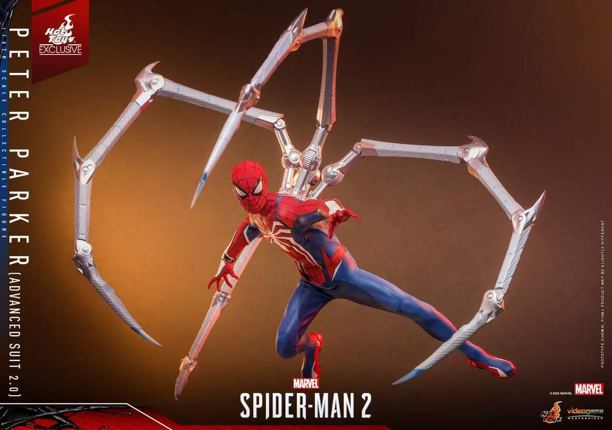 New Hot Toys VGM54 Marvel's Spider-Man 2 1/6 Peter Parker New Hot Toys VGM54 Marvel's Spider-Man 2 1/6 Peter Parker