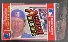 1983 Donruss Action All Stars Pack John Stearns Mets Top Buddy Bell Rangers Back