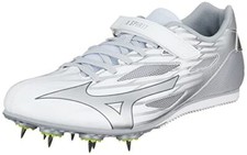 Mizuno Track  Field Spike Shoes X SPIRIT U1GA2224 White/Silver/White 27cm US9