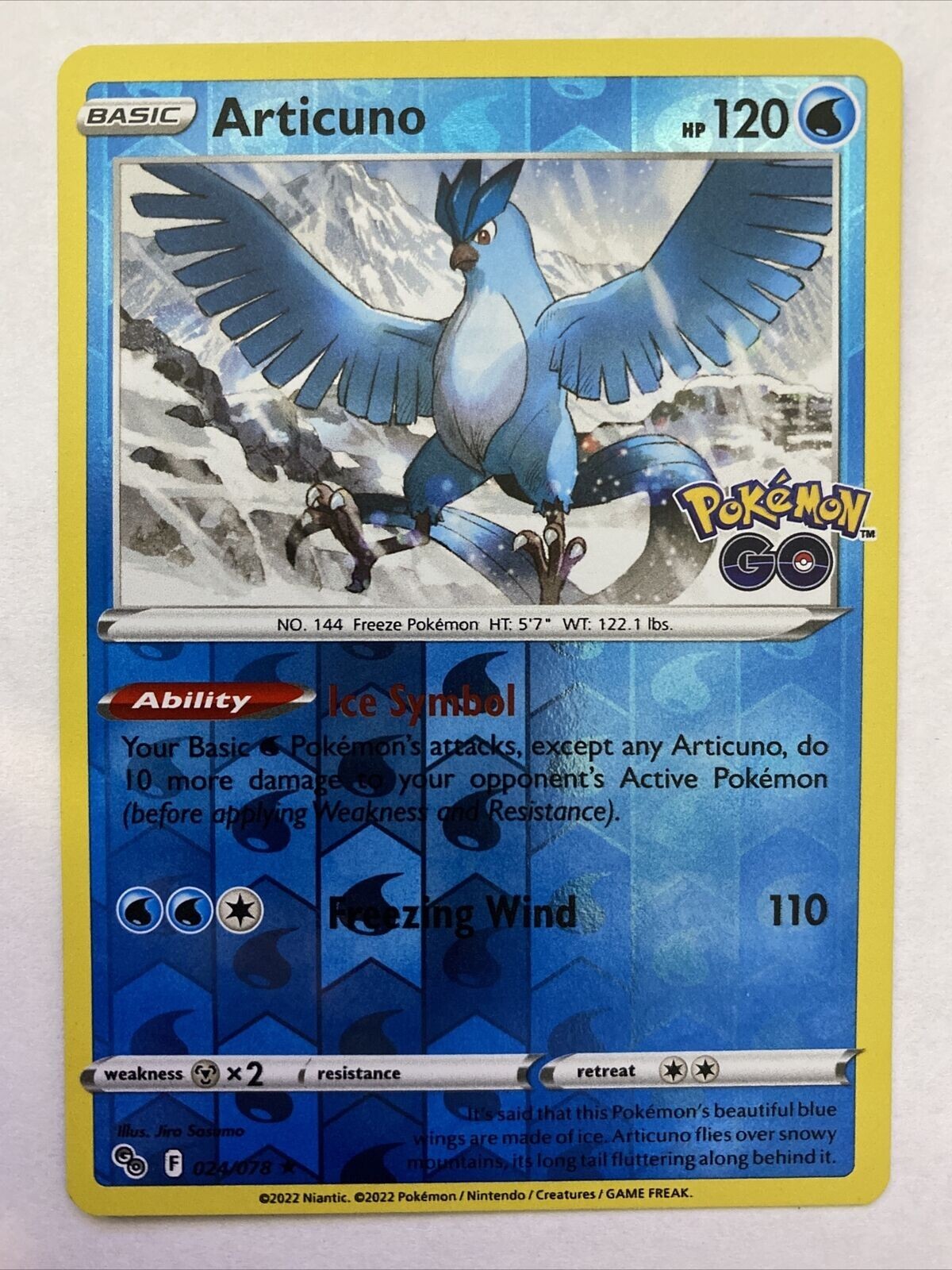 POKEMON GO Articuno Rare 024/078 REVERSE HOLO NM/M New eBay