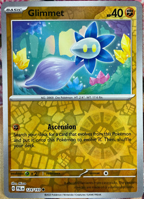 Pokemon - Glimmet - 124/193 - Reverse Holo - Paldea Evolved - NM/M