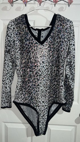 Drag Queen Leopard Rhinestone Costume