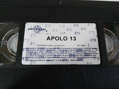 Apollo 13 Ron Howard Tom Hanks Ed Harris VHS Tape Kassette Spanisch - 2T - Bild 2 von 7