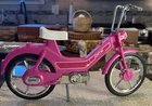 Vintage 1983 Barbie Motor Bike Moped Scooter Pink W/kick Stand