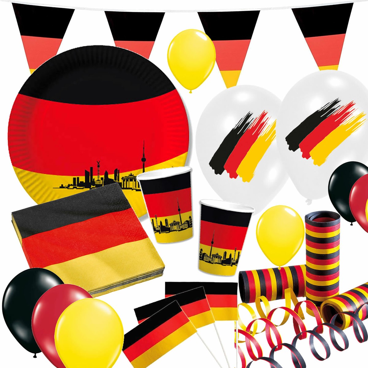 Deutschland Fan Banner Schwarz-Rot-Gold – Für Sportevents, Partys Oder Public Viewing