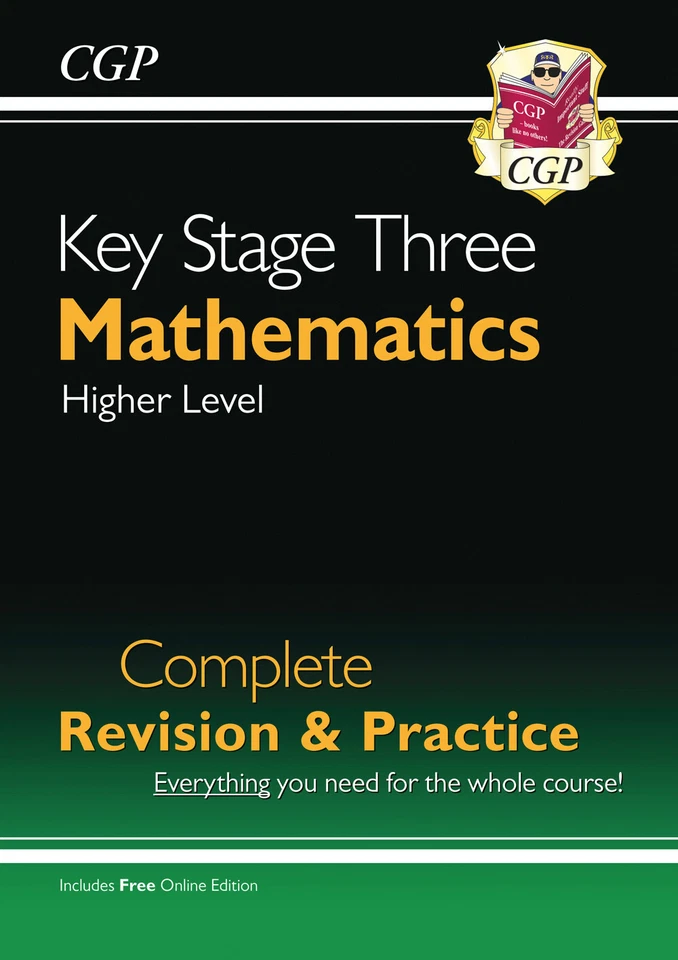 New CGP Key Stage Three Complete Revision & Practice Bundle (Higher) With online - Image 3 of 4