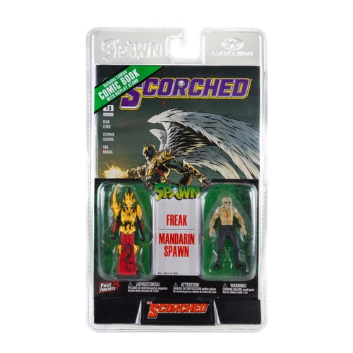 Spawn Page Punchers Freak and Mandarin Spawn 3" Figure Set McFarlane Toys New