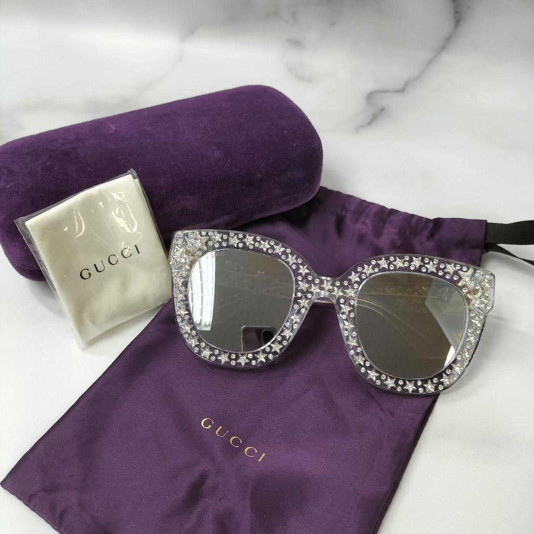 Gucci Line Stone Cats Eye Sunglasses GG 0116S Made in Italy Gucci Line Stone Cats Eye Sunglasses GG 0116S Made in Italy