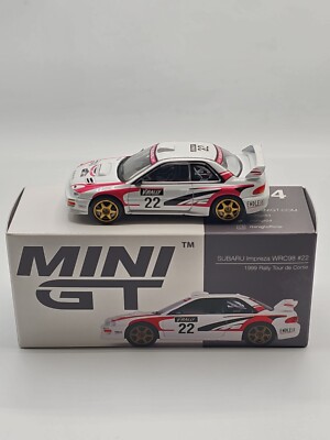 Mini GT Subaru Impreza WRC98 1999 Rally Tour de Corse #22 MGT00564