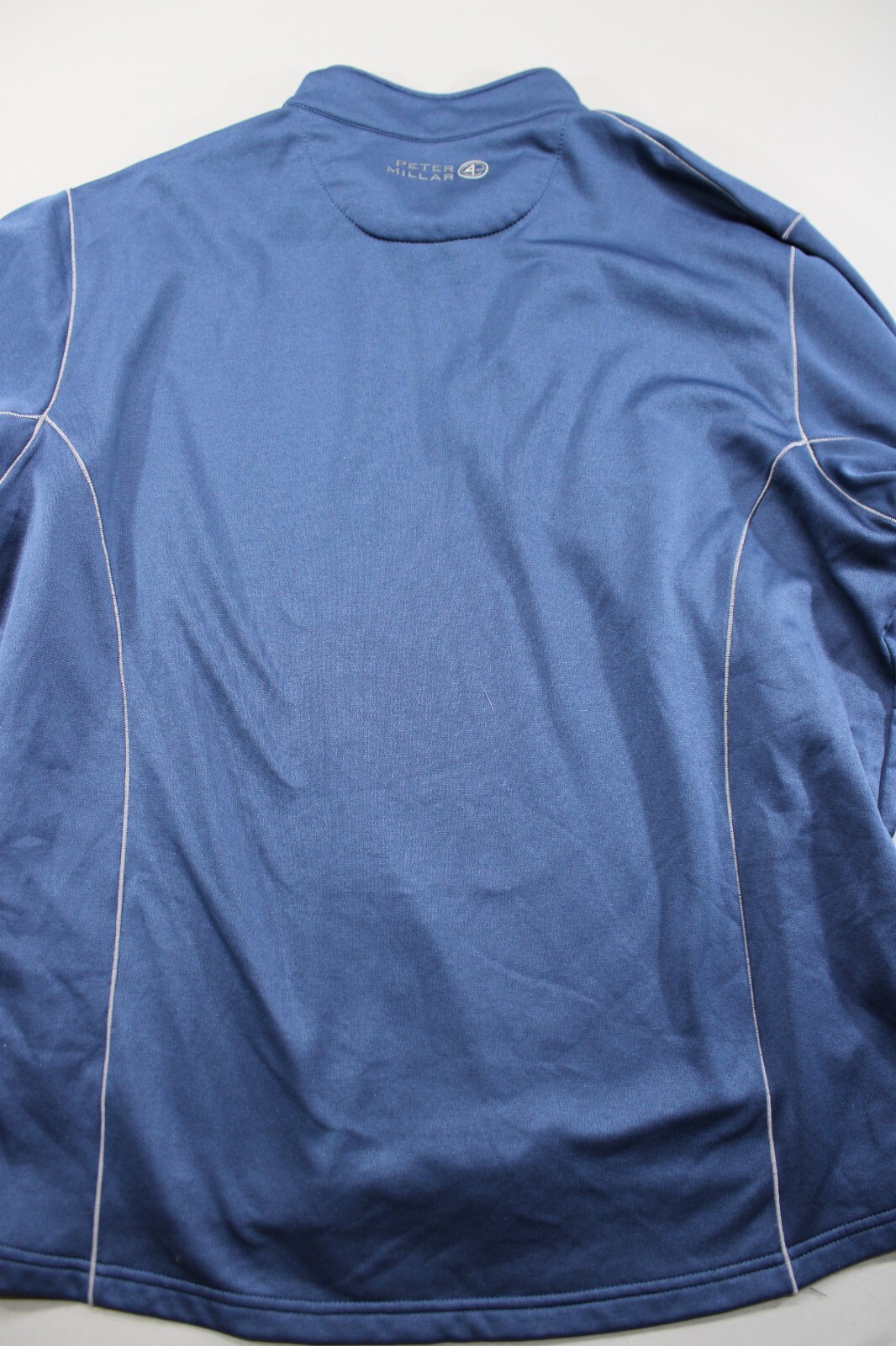 Peter Millar Warmth Pullover Quarter Zip Blue Lar… - image 5