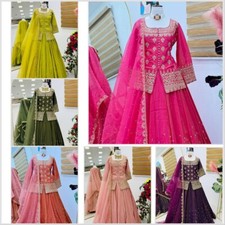 Pakistani Top Lehenga Ready Made Bride Lengha Choli Wedding Party Bollywood New