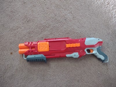 NERF B9597F07 N-Strike Elite DoubleBreach Blaster with two mega darts