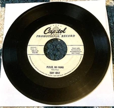 Rudy Gray: Please Big Mama/My Spirit Is Willing 45 Capitol promo rockabilly HEAR