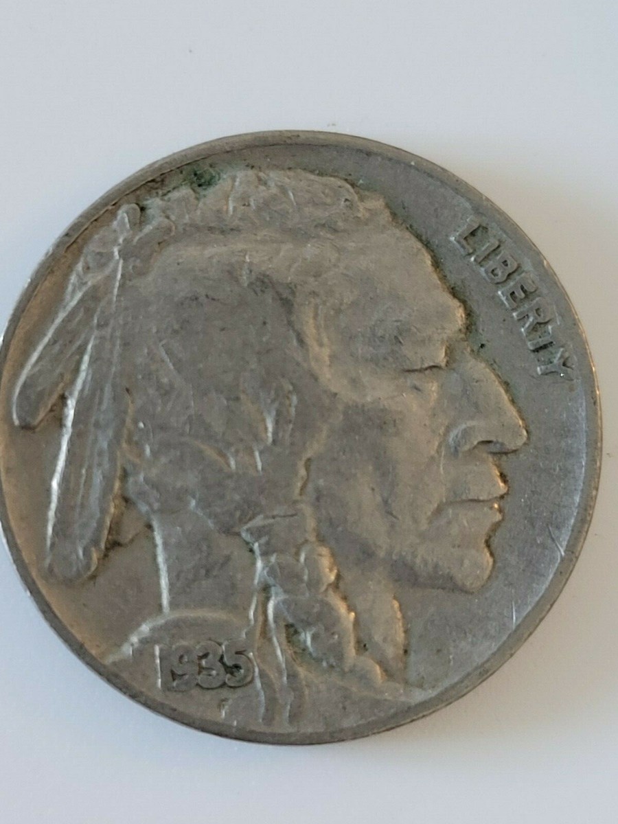 1935 Buffalo Nickel, no mint mark