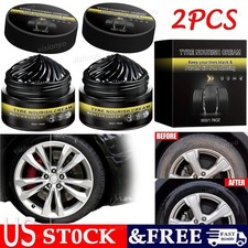 2PCS Tyre Nourish Cream, Tire Nourish Wax Cre...