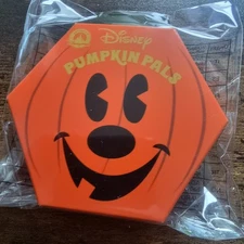 Disney Pumpkin Pals Mystery 2 Pin Box Set Unopened New & Sealed Blind Pack
