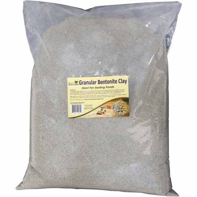 Grαnular Bentonite Clay for Pond Sealing 45 lb Natural Leak Sealant