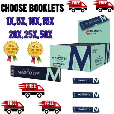 Mascotte King Size Slim Magnetic Rolling Papers Slow Burning Extra Thin M Series