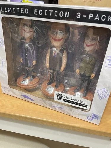 The Office Bobblehead Joker Set Of 3: Creed, Kevin, Dwight (Reunioncon)