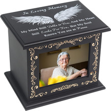 Wooden Urn Box for Ashes Cremation Urns for Human Ashes Adult Male or Female, Me
