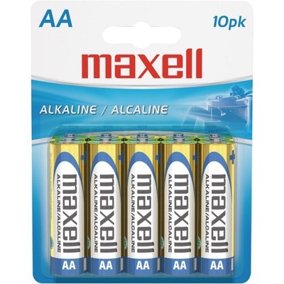 Maxell 723410P Ready-to-go Long Lasting and Reliable Alkaline Battery AA Cell