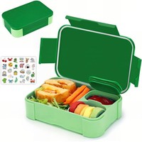 Brotdose Kinder 900Ml Bento Box Auslaufsicher Lunchbox Kinder GrüN