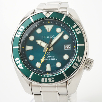 Seiko Sumo Prospex SZSC004/6R15-00G0 Automatic Diver Scuba JADE Green Dial Box