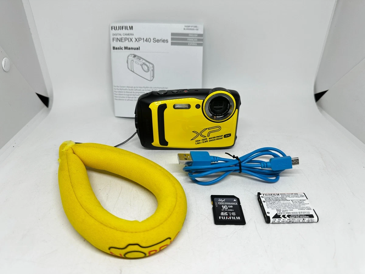 ■ 美品 ■ FUJIFILM FinePix XP140 イエロー Amazon.com : FinePix XP140 Bundle W/SD Card - Yellow : Electronics