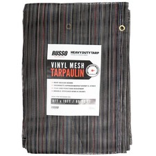 8x10 Vinyl Coated Multi-Color Mesh Tarp for Dump Truck Cover Landscape Trailers