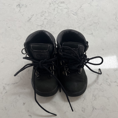 Timberland Premium Little Kids Toddler Size 4 Black Suede Boots