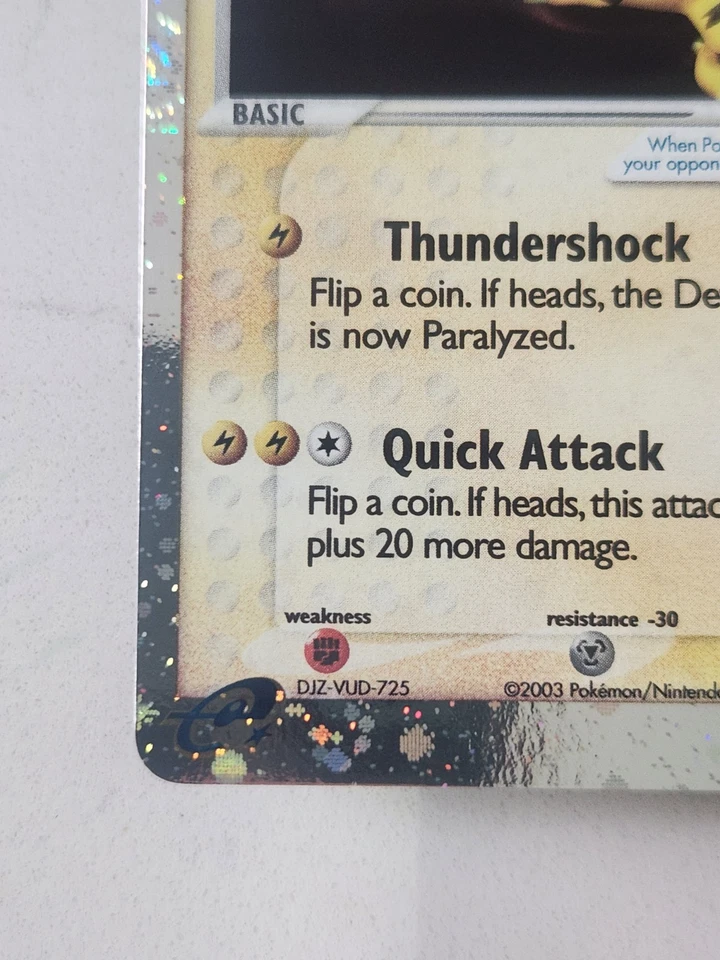 Electabuzz EX - 97/109 - Pokemon Ex Ruby & Sapphire Ultra Rare Tcg Vintage Card - Image 2 of 4