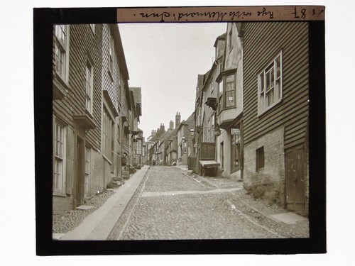 Rye Mermaid Street Inn East Sussex Magic Lantern Slide c1900s