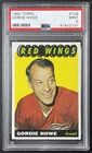 GORDIE HOWE PSA 9 (0 HIGHER) 1965-66 TOPPS #108 MR. HOCKEY MINT RED WINGS