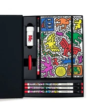 NEW Gift Set Blackwing 292 Keith Haring Tokyo Pop-Shop Boxed Notebook & Pencils