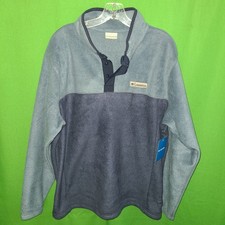 B091 NWT COLUMBIA large men's fleece jacket Steens Mountain Half Snap pullover