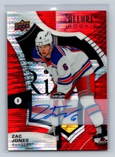 2021-22 Upper Deck Allure #139 Zac Jones AU New York Rangers
