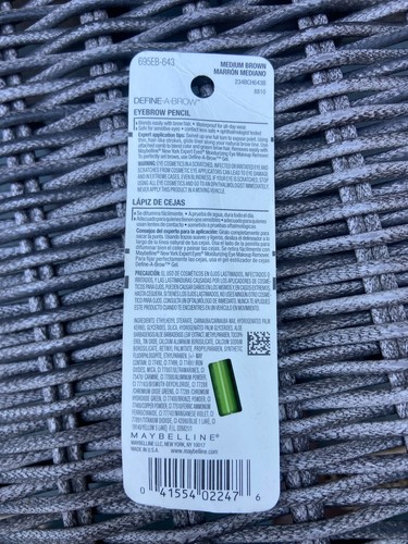 New Maybelline Define-A-Brow Eyebrow Pencil 643 Medium Brown - Picture 4 of 6