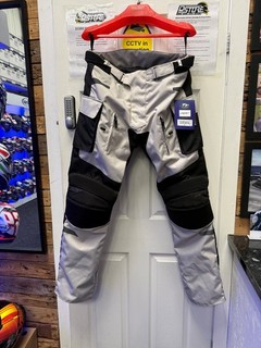 RST Endurance CE Motorrad Motorrad Textilhose Silber/Schwarz UK34/Large