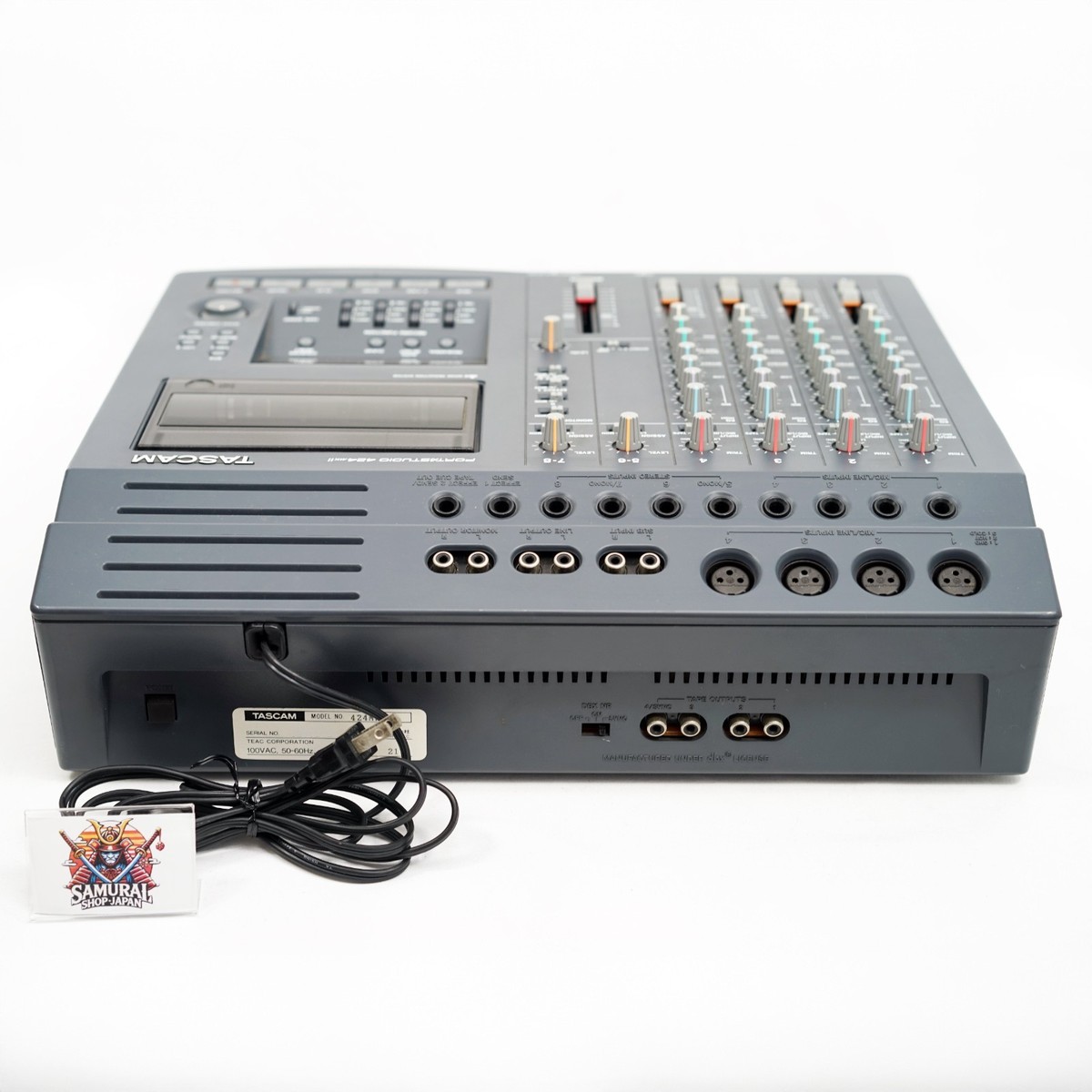 TASCAM 424 MKII Portastudio 4-Track Cassette Tape Recorder Mixer