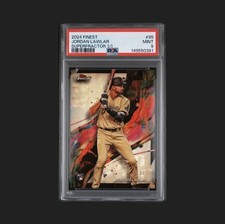2024 Topps Finest - Jordan Lawlar #95 Superfractor 1/1 (RC), PSA 9