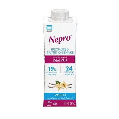 Nepro Nutrition Shake for People on Dialysis, exp 2/2027, case of 24