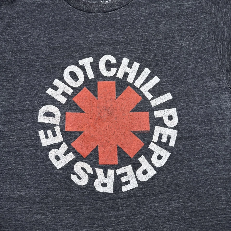 Camisa para hombre Red Hot Chili Peppers talla S gris manga corta banda de rock bravado Foto 3 de 4