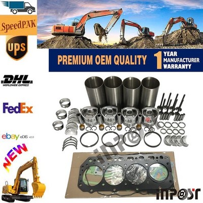 TK4.86 TK486V Overhaul Rebuild Kit Fits For Thermo King Piston Ring Bearing Set