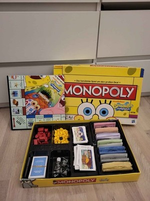 Hasbro Spongebob Schwammkopf Squarepants Monopoly Brettspiel