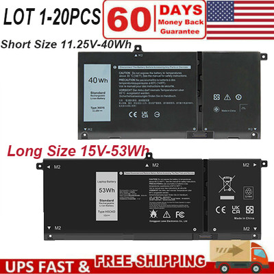 LOT H5CKD JK6Y6 Battery For Vostro 5300 5301 Latitude 3410 3510 Inspiron 5300