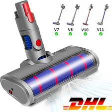 Bürste mit LED für Dyson V7 V8 V10 V11 V15 Bodenbürste Staubsauger Bodendüse DHL