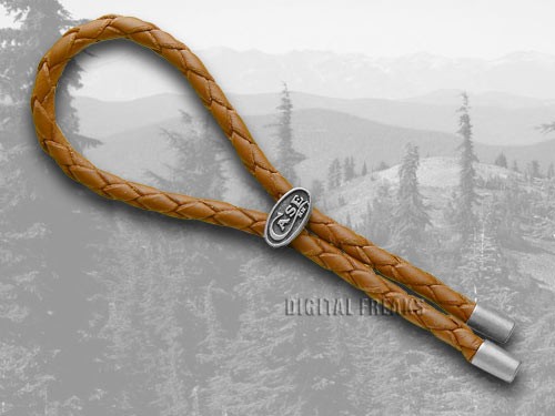 Case xx Brown Braided Leather Lanyard Cord for Pocket Knives 50124 - Picture 2 of 4