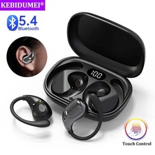 Bluetooth 5.4 Ear Hook Headphones TWS Wireless Earphones HiFi Stereo Waterproof