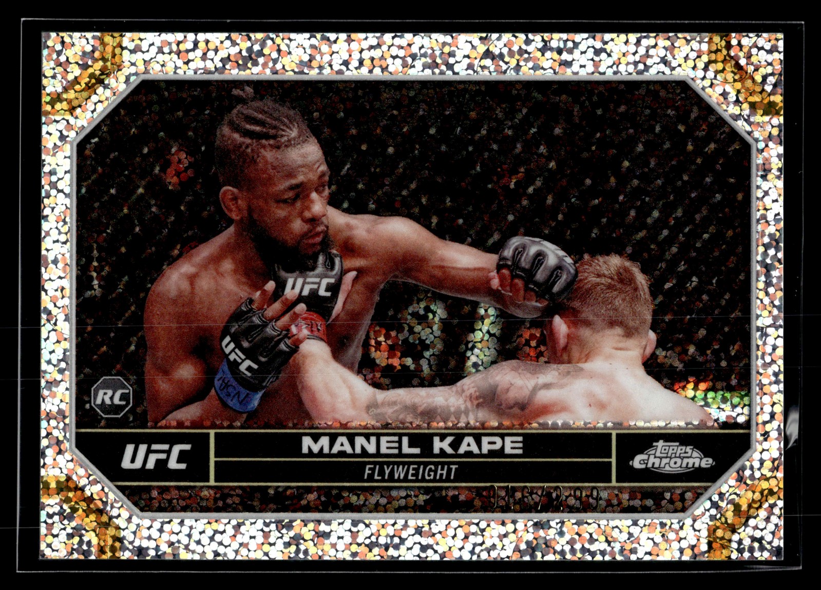 Manel Kape 2024 Topps Chrome UFC Speckle Refractor Card /299 #119